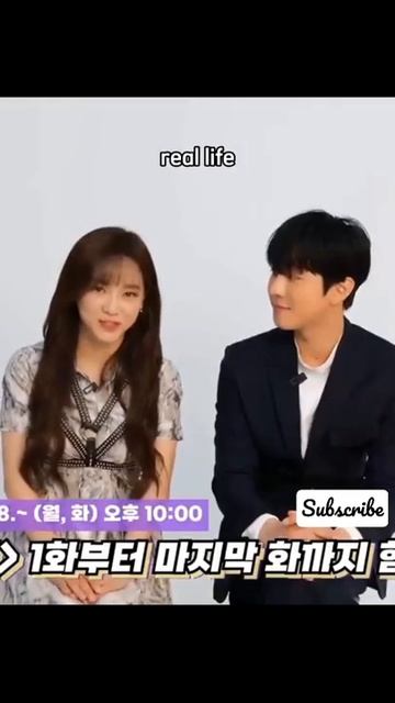 Anh Hyoseop’s stare at kim Sejeong in reality vs.drama || business proposal