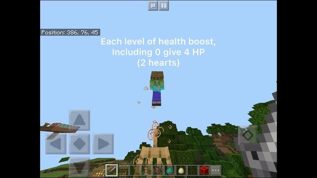 MCPE Bedrock - Boost Health Or Damage Of Entitys (commands)