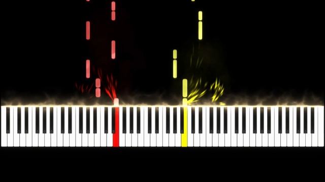 Black Clover OP 6 (Gamushara) - MEIDUM Piano Tutorial + Music Sheets