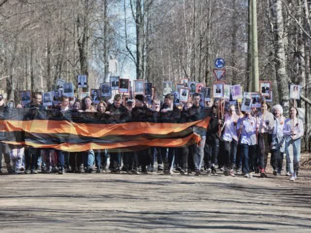 Бессмертный полк! 09.05.2022год пгт.Лесной. 2022г