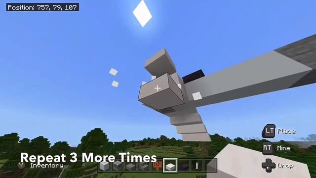 How To Make A Simple X-Wing In Minecraft