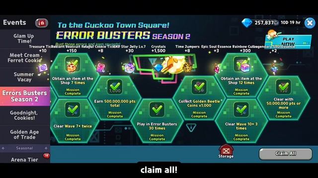 mini event, but not easy to complete... 😅