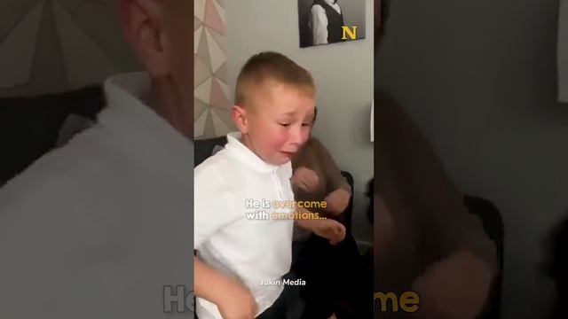 Bullied kid gets the surprise of his life 💕