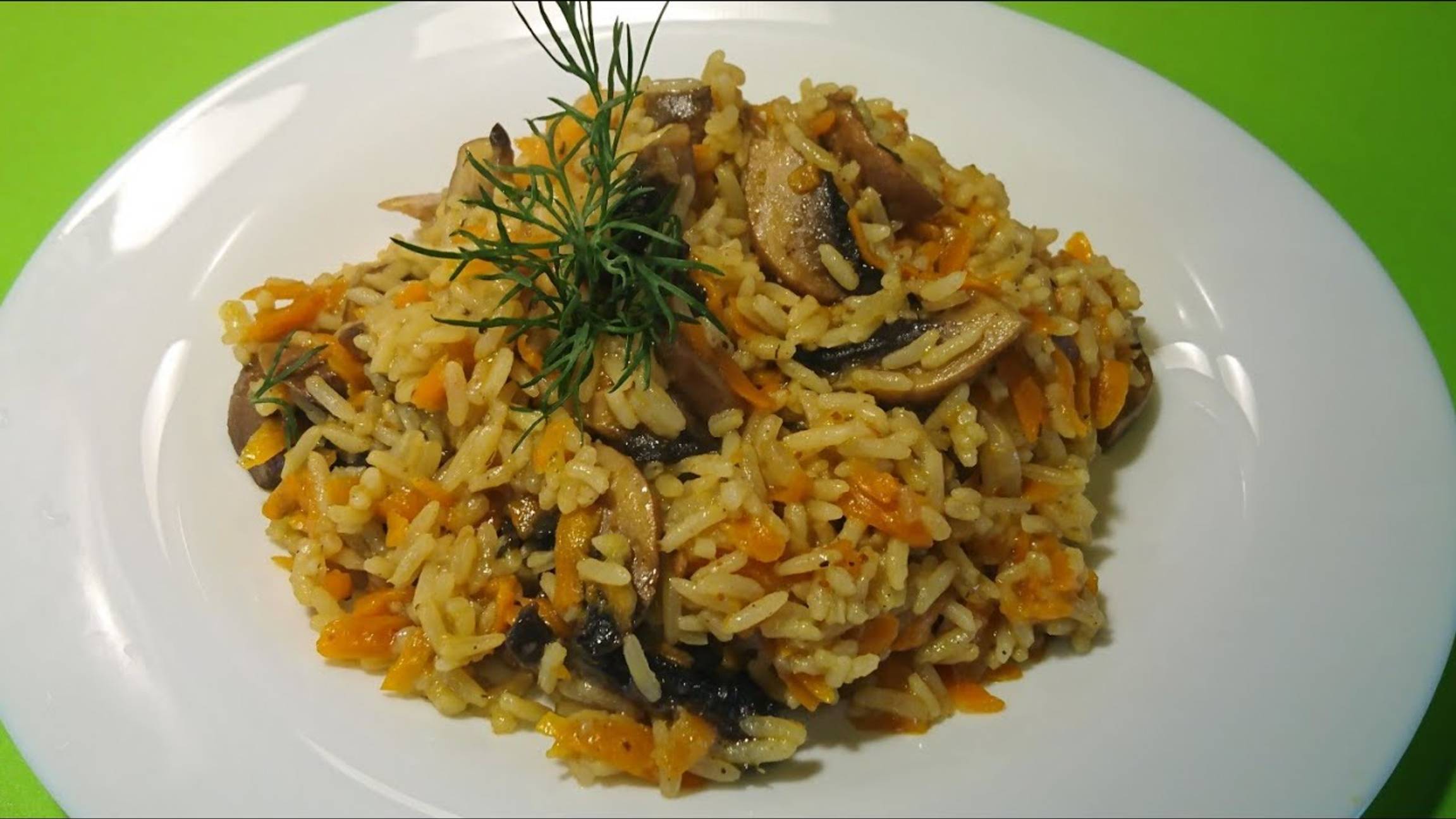 Вкуснее плова!! 🍚 Постный рис с грибами — быстро, просто и очень вкусно! 🍄🔥