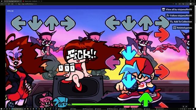 (sorry for lag, its the game) Friday Night Funkin : M.I.L.F (Week 4 : Normal)