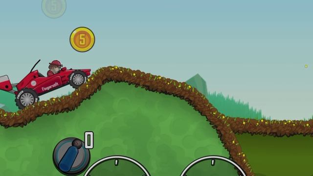 Играю в игру Hil climb racing