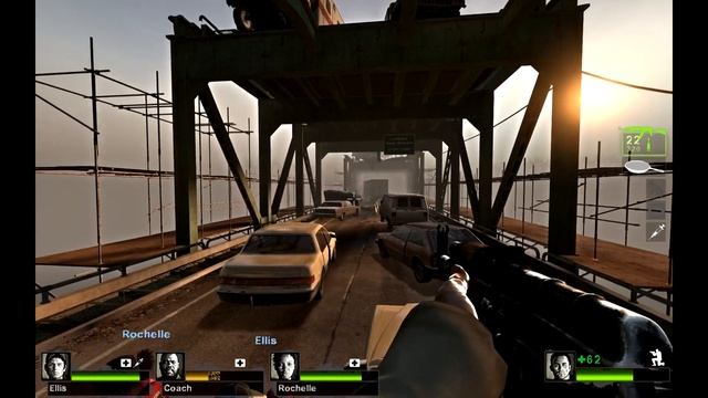 Left 4 Dead 2 - The Parish: Bridge (Last level) Gameplay with... ZOMBiES