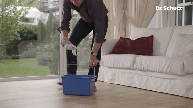 Cleaning sealed wood and cork floors with Wood & Cork Floor Cleaner