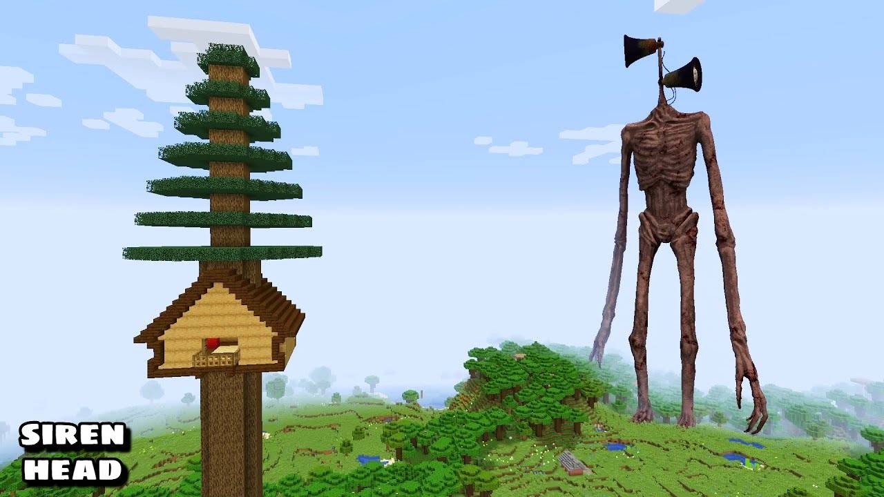 ВЫЖИВАНИЕ ПОСЛЕ ВОЗРОЖДЕНИЯ ГОЛОВЫ СИРЕНЫ ЧАСТЬ 2 в Майнкрафте Minecraft