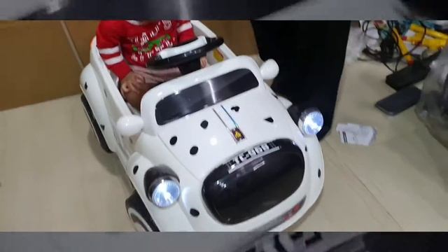 KIDS DRIVING WORLD SMALLEST ELECTRIC CAR  PLAYING AND ENJOYING FUN RIDE VIDEO #TOYCAR #KIDSCAR #BAB