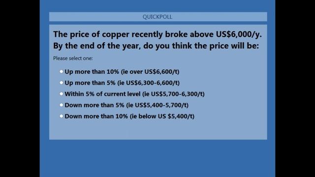 What's the investment thesis for copper in 2019?