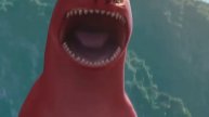 The Sea Beast Red with Jurassic Park T-Rex Roar
