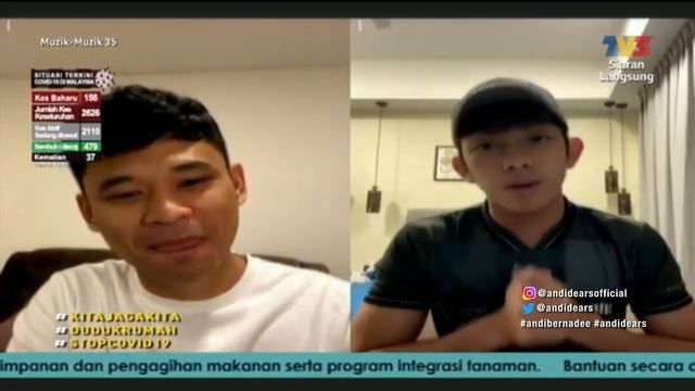 Muzik-Muzik 35 Interview with Andi Bernadee & Ismail Izzani | Andi Dears Official