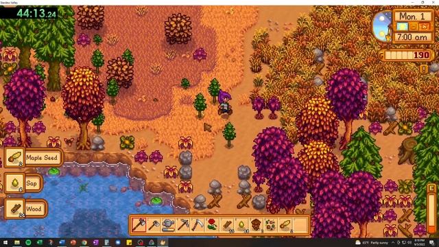 Stardew Valley Penny Marriage Speedrun 1:28:22.53