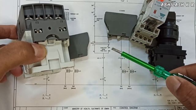 What is NO and NC in Contactor | Control Panel Wiring Tutorial Part-1 | akrtechnical