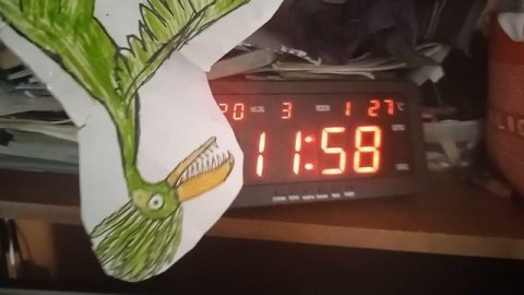 цаплязавр и часы