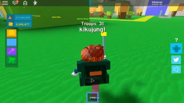 Roblox: Army Control Simulator - Collect [Gold] Up [Troops] [Sword] [Armor] [Army] [Bag]_HSDA 00735