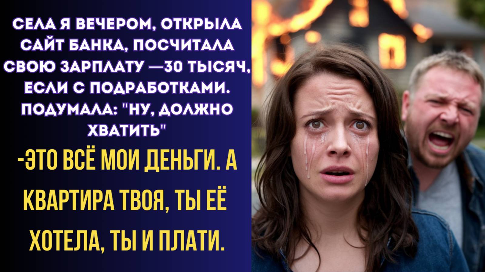 Каждый месяц я 25 тысяч банку отдаю — почти вся зарплата, остаётся пять тысяч на житьё