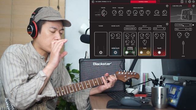 ギターレッスン【Blackstar ID:CORE v3の使い方】PCと連携して多彩な音作りをしてみよう！！