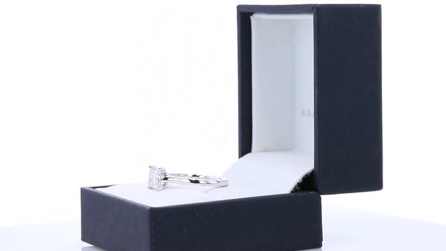 1 Carat Princess Cut Petite Trellis Lab Diamond Engagement Ring | Ada Diamonds