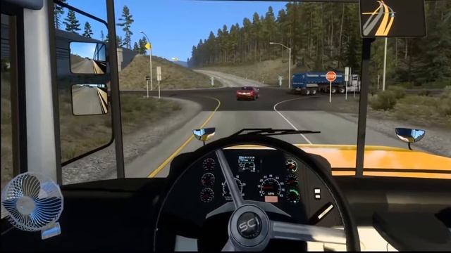 LET'S CHAT-AMERICAN TRUCK SIMULATOR-1.45-SCHOOL BUS MOD DRIVER ROLEPLAY!