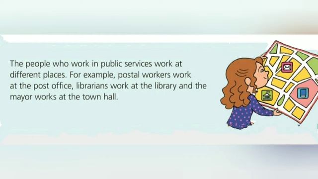 Public Services. Social science Primary. English for children kids