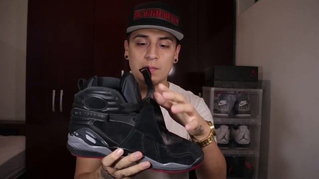 AIR JORDAN RETRO 8 "BRED" ON FEET REVIEW EN ESPAÑOL