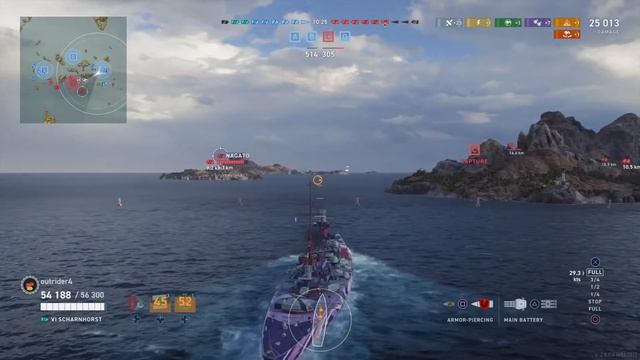 World of Warships Legends Scharnhorst i never saw something like that