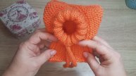 🌈🧶СП_РАДУГА3_ОТЧЕТ_2_Оранжевая_неделя🟠. Еще одна шапочка для собачки🐕🦺