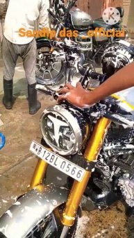 Daily work out #viral #trending #bike #detailing #car #reels #carwash #bullet @sandipdas7477