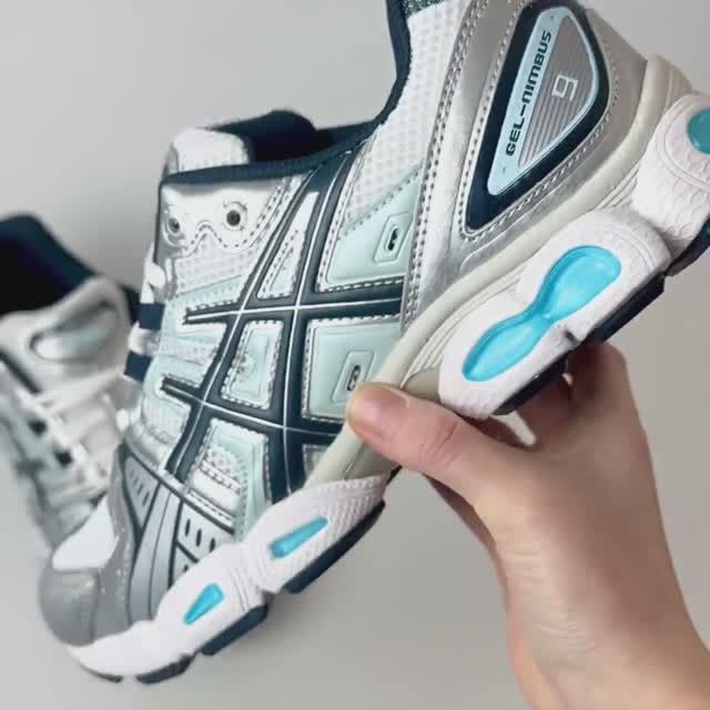 Кроссовки Asics Gel-Nimbus 9 White / Silver от Rickstore.ru