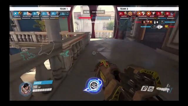 Overwatch Spawn Camp as Junkrat, Then Pharah