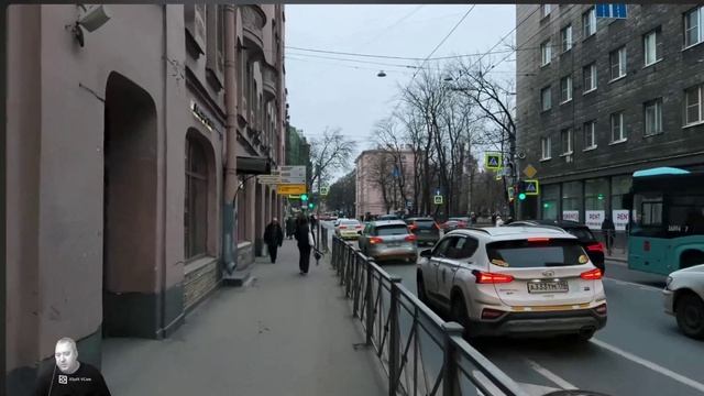 Санкт Петербург, пешая обзорная прогулка по Большому проспекту