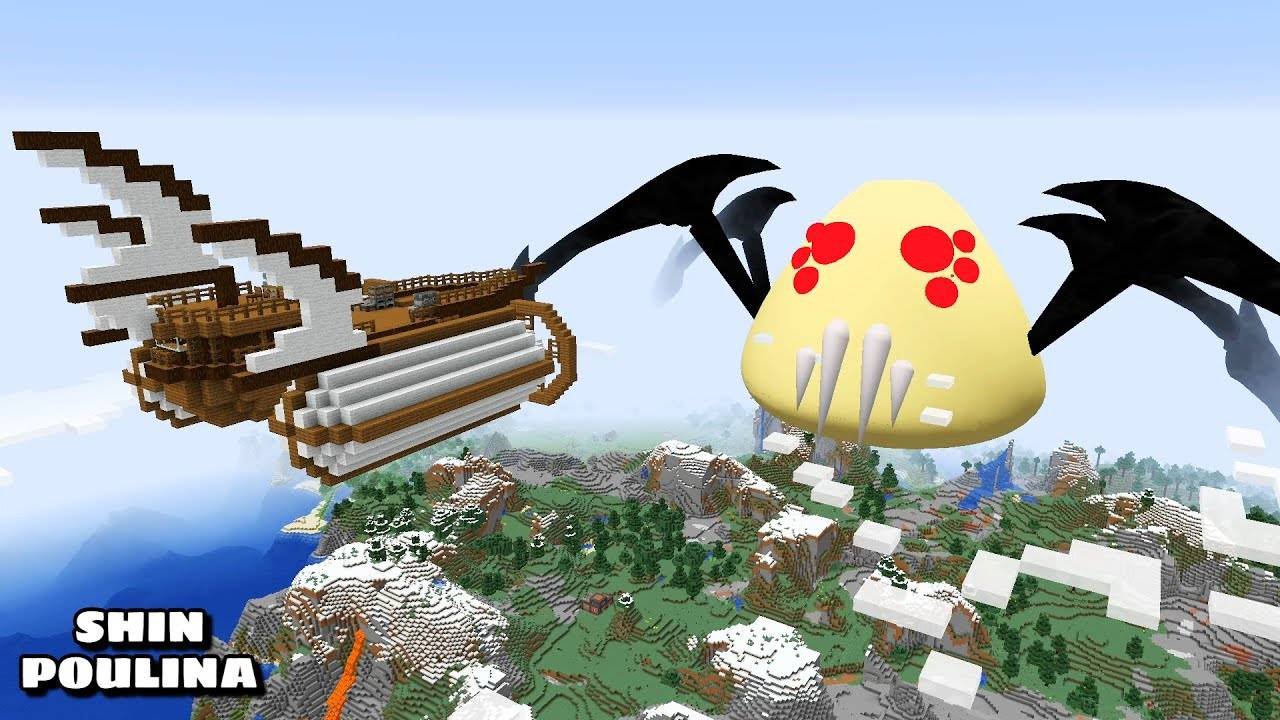 ВЫЖИВАНИЕ ОТ ПАУКА ШИН ПУЛИНЫ ЧАСТЬ 2 в Майнкрафте Minecraft