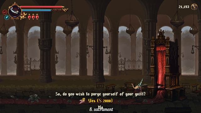 RIP Confessor, All dialogues, Confessor Rewards, Blasphemous 2 no pixel gameplay - 32