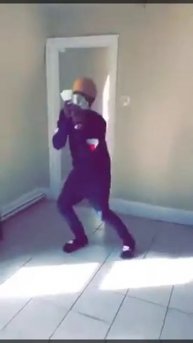 ALPHA showing dance moves on QNV's Small Money