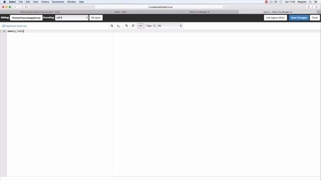 03. Getting the web server ready for my website