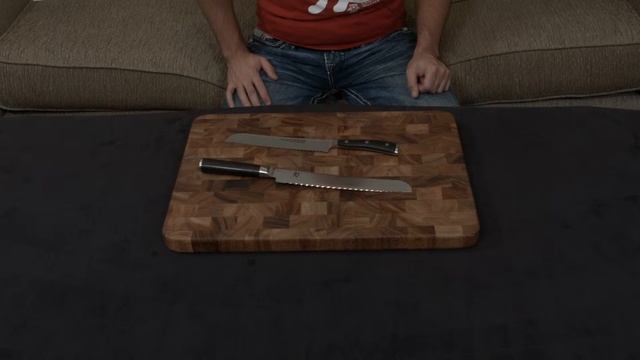 Wusthof Ikon vs. Shun Classic — Bread Knife.