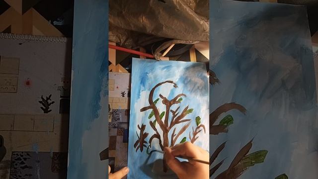 как нарисовать красивое дерево