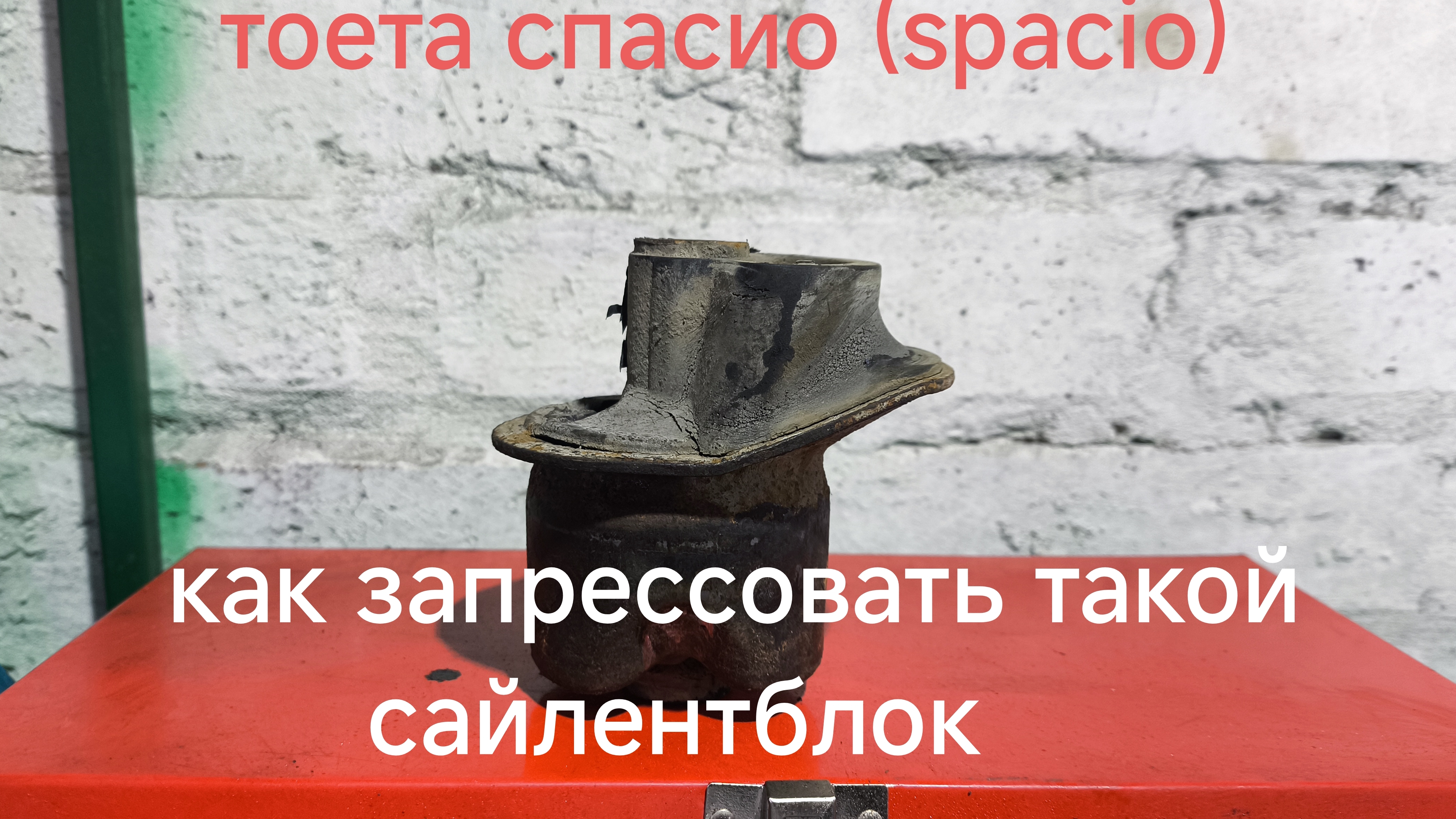 тоета спасио (спасио)  spacio как заперемовать сайлентблок.