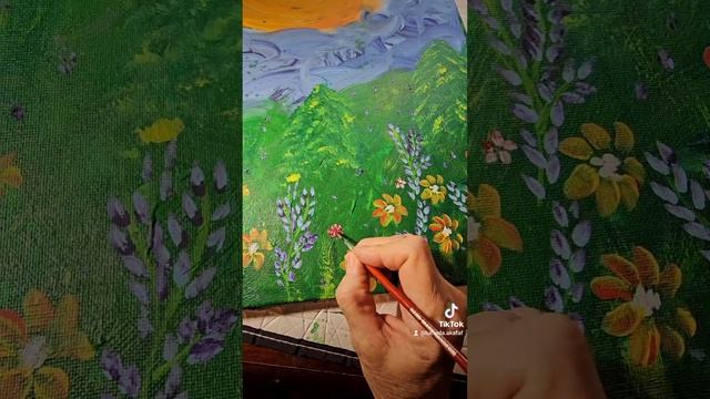 acrylic painting part 2#akathisia #bind #badmedicine #art