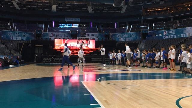 Bruce Bowen - Spectrum Center- NBA All-Star Game 2019 - "5 star passing"