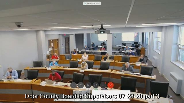 07-28-20 Door County Board, part 3