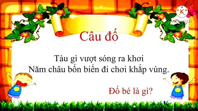 Tuần 30: Nhận biết tập nói: Thuyền buồm, tàu thủy- NT 24- 36 tháng