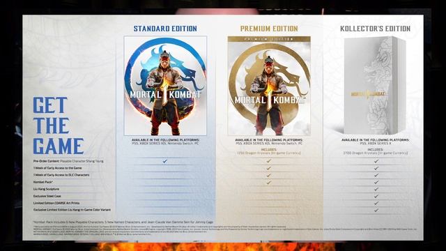 MK1 Kollector's Edition Plus Other Editions In More Detail