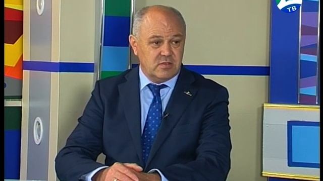 Программа "Собеседник" с председателем федерации футбола г.Асбеста  Валерием Юстусом