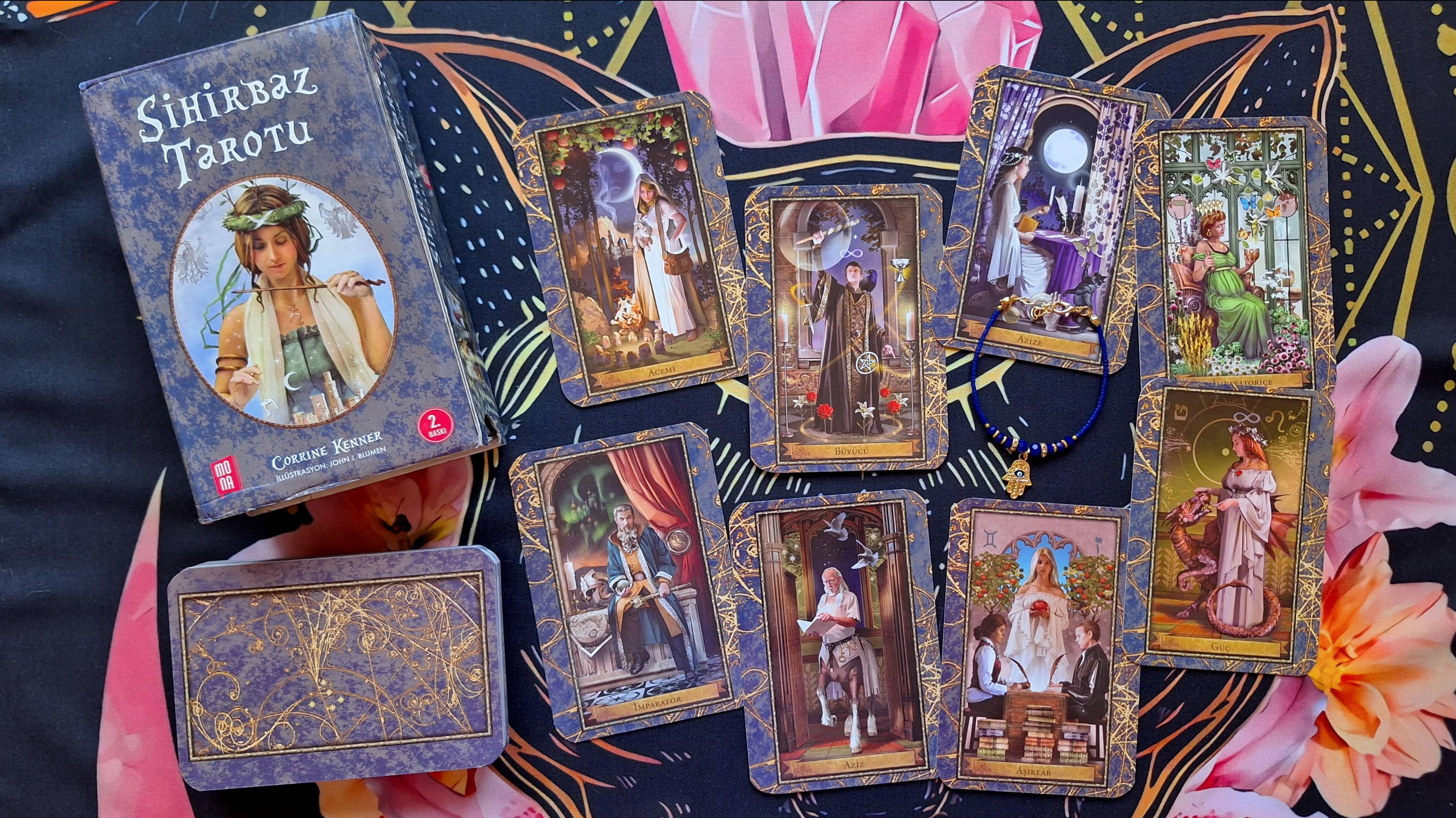 Обзор турецкой колоды WIZARDS TAROT (Korrine Kenner) 🔮🔮🔮 ТАРО ВОЛШЕБНИКОВ 🔮🔮🔮🪄