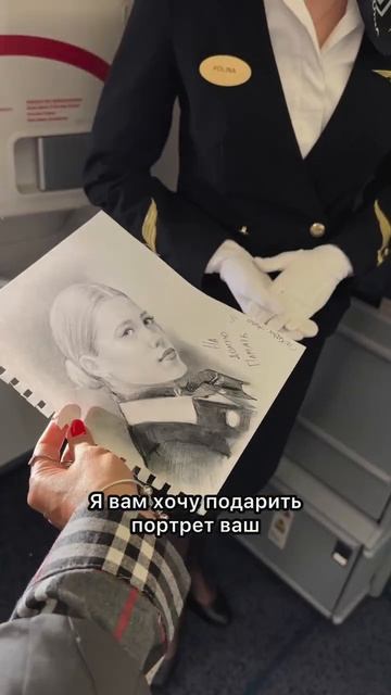 Художник в Самолете