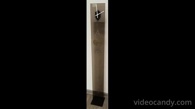Напольные часы с маятником из закаленного стекла. Артикул  СО0001  (clock outdoor) WDI-0001