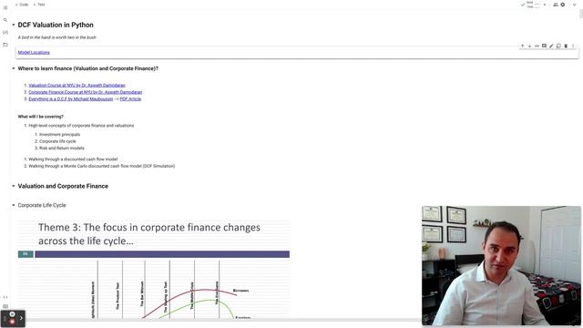 Discounted Cash Flow Valuation in Python - Intrinsic Stock Valuation - Investment Principle - Part